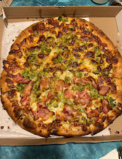 Bacon And Broccoli White Pizza