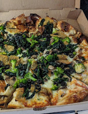 Broccoli Rabe Sausage Pizza