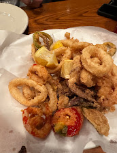 Calamari With Fried Jalape Os Red Peppers