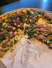 Broccoli Rabe Sausage Pizza Large